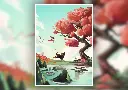 Print - Ekin & Lucky Zakurra