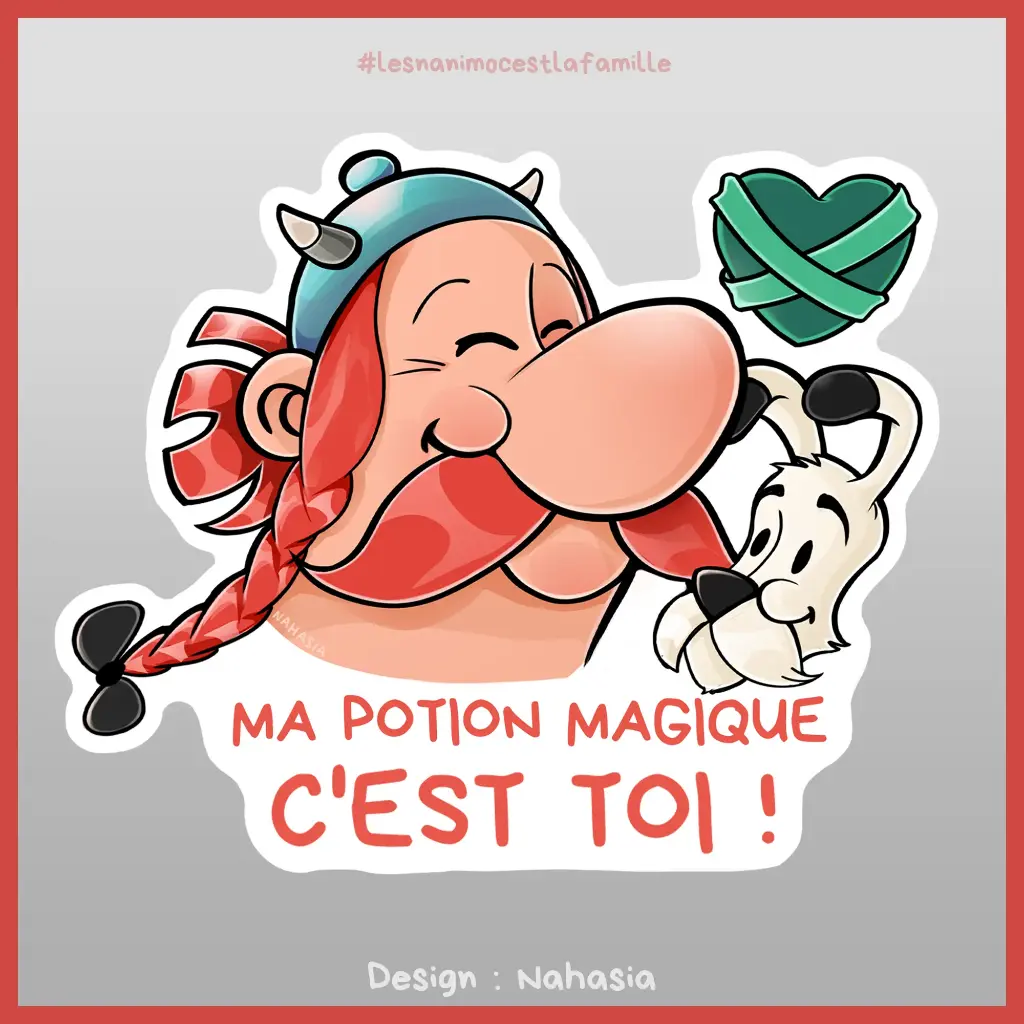 Stickers Nanimo - #lesnanimocestlafamille