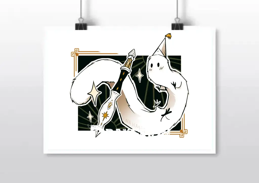 Print Atelier des Sorciers - Vers Pinceau
