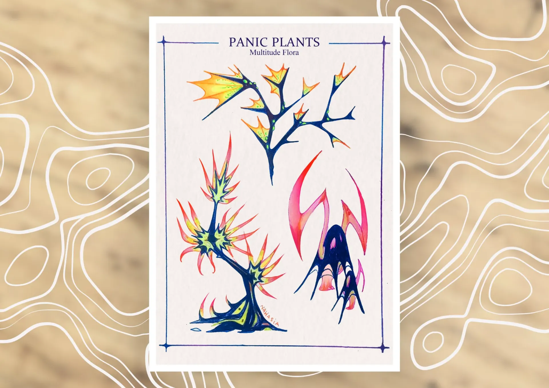 Print - Feelingarden - Panic Planche Botanique
