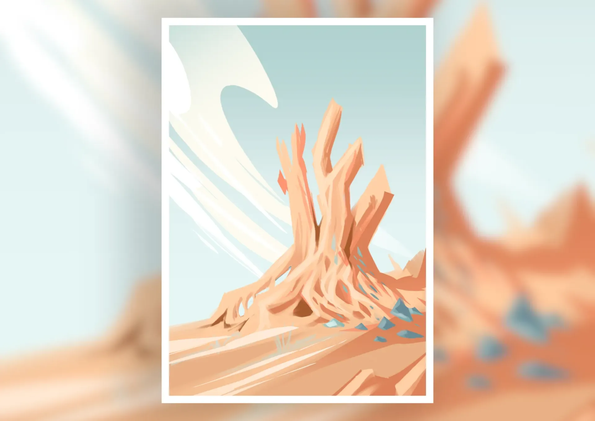 Print Desert (15 x 20cm (A5))