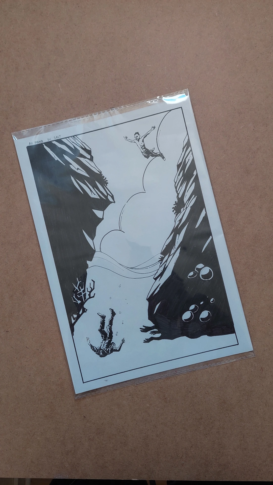 Original - Au fond du Saut A4